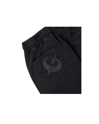 Vintage Black Washed Joggers