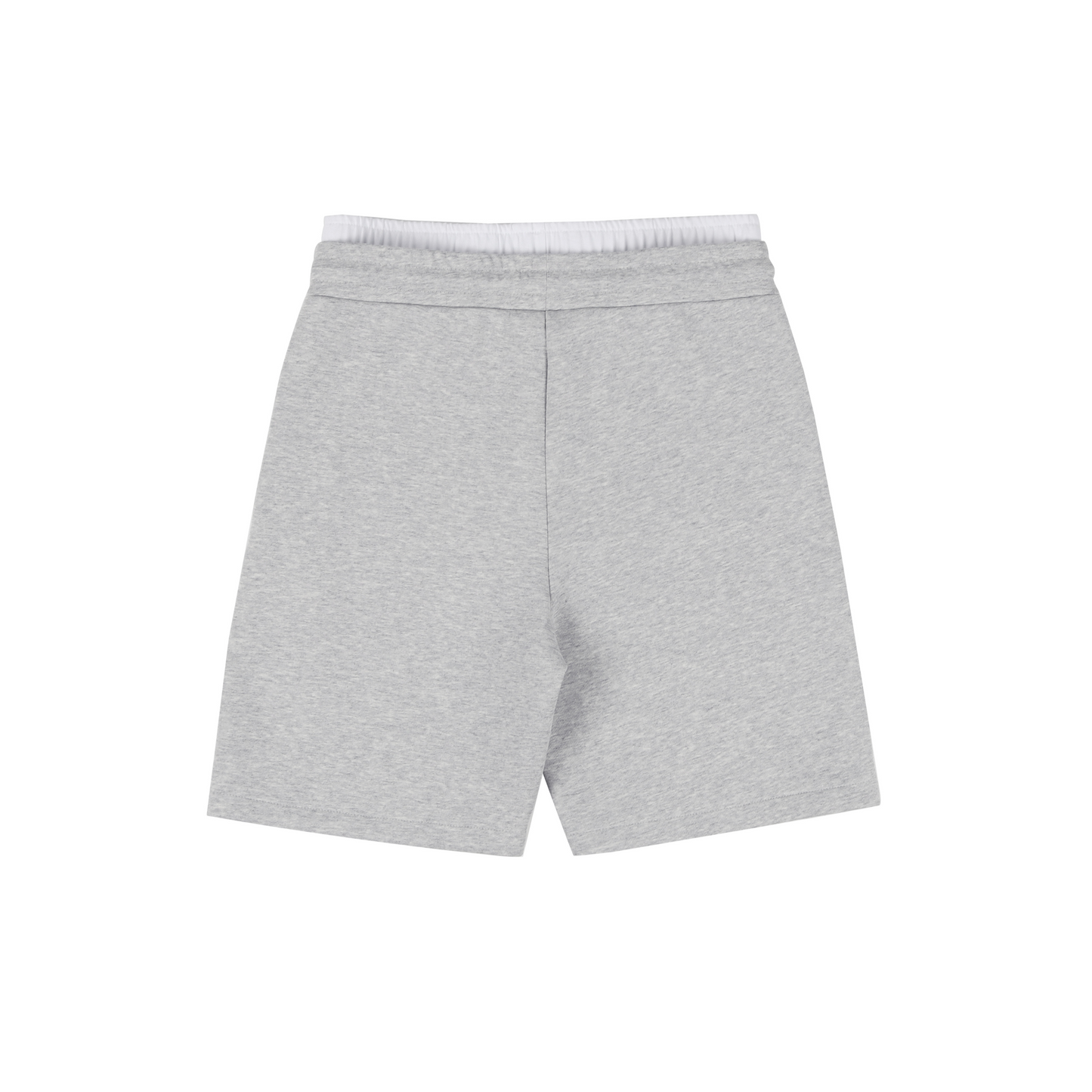 Double Waistband Shorts - Heather Grey