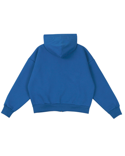 Cloud Zip-up Hoodie - Cobalt Blue