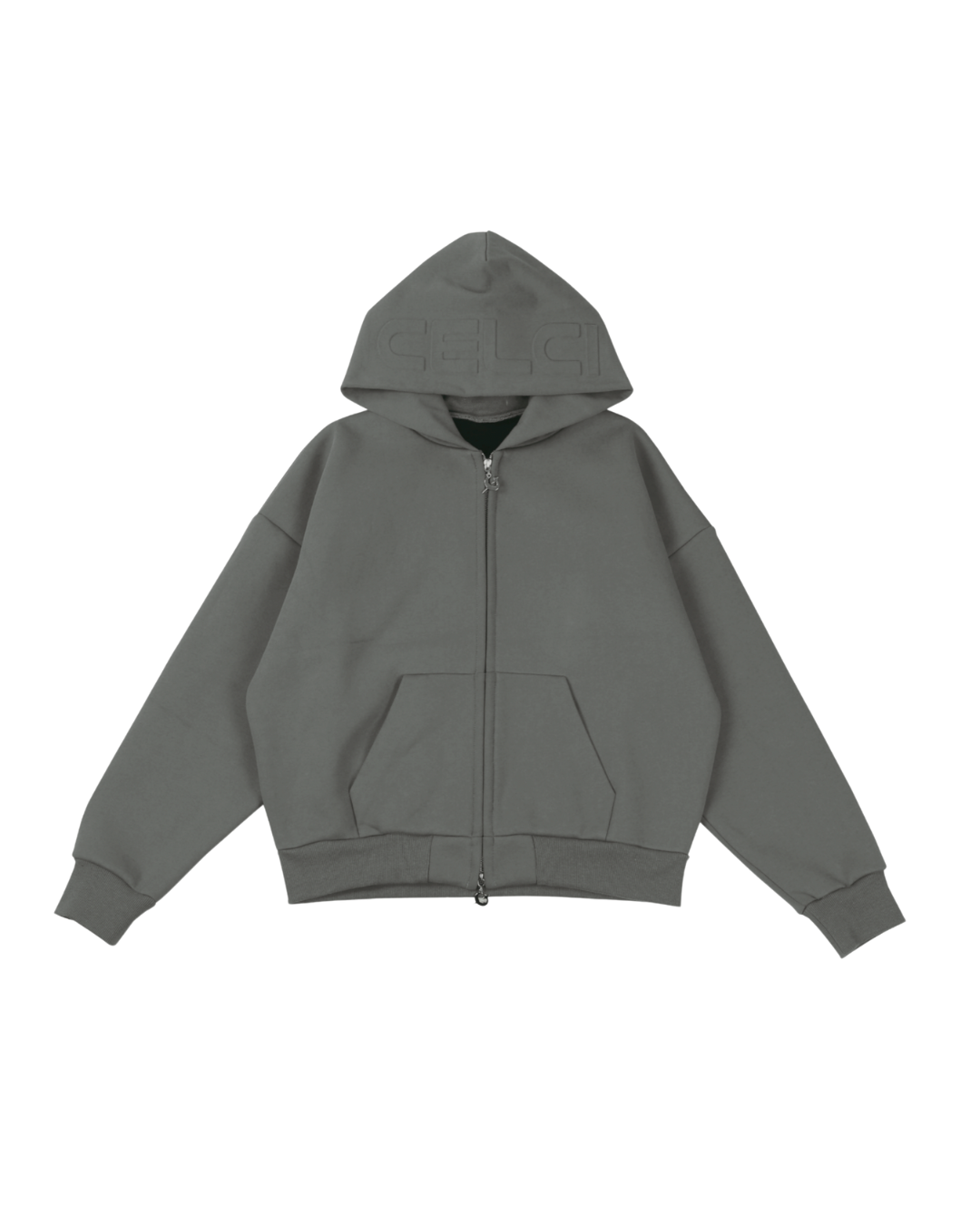Cloud Zip Up Hoodie - Clay Grey