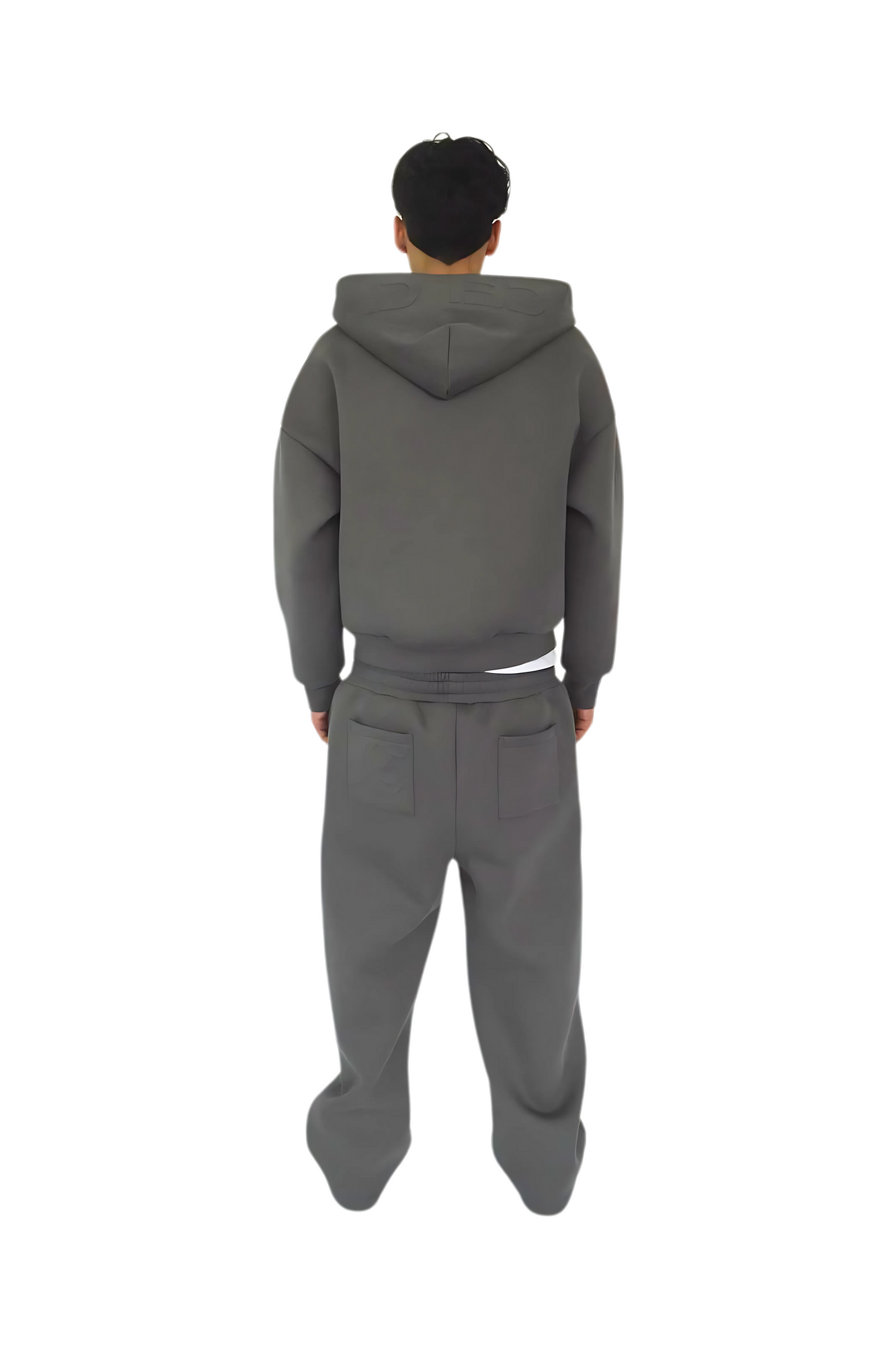 Cloud Zip Up Hoodie - Clay Grey